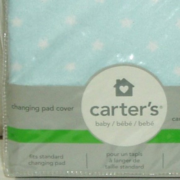 Blue Crib Sheet & Changing Pad Cover Boys Nursey - Picture 3 of 9